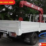 Xe tải 7 Tấn Hyundai HD700 Đồng Vàng gắn cẩu 3 Tấn 4 Khúc UNIC URV344